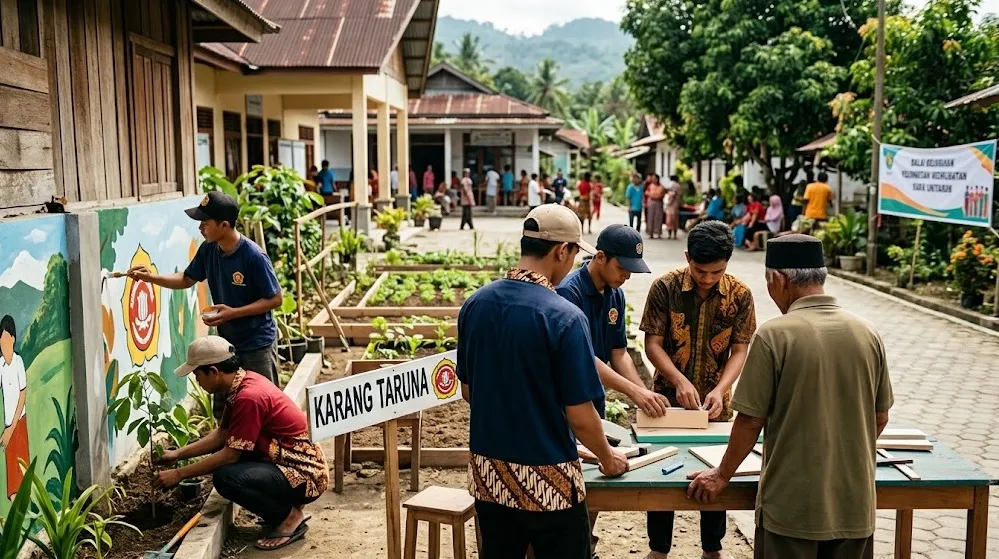 Wagub Sumut Minta Karang Taruna Aktif Sampai ke Tingkat Desa dan Kelurahan