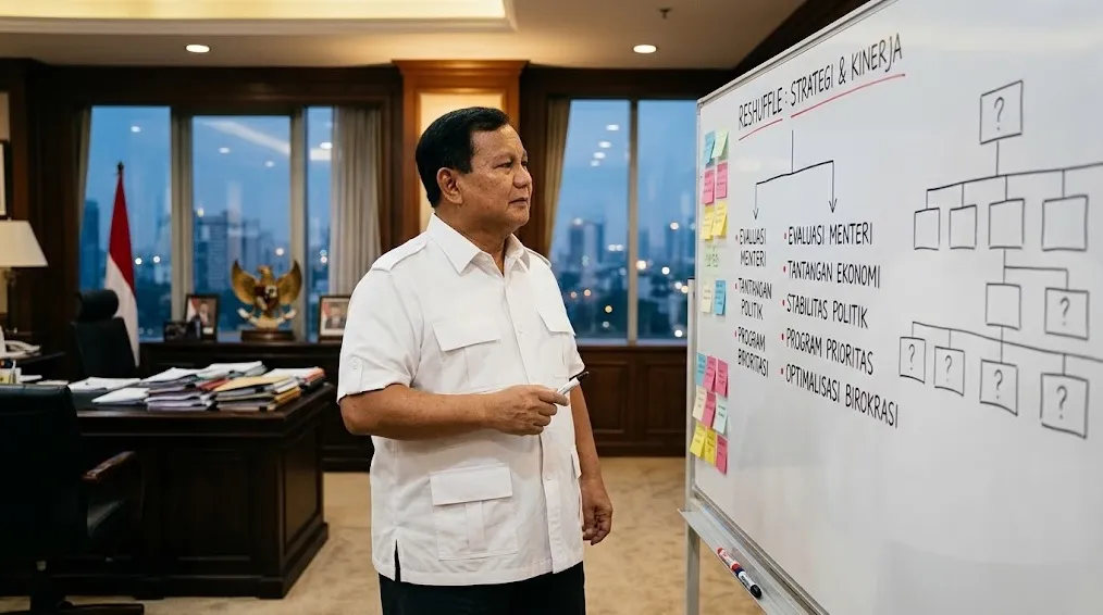 Bukan Sekadar Ganti Orang, Ini Alasan Prabowo Pertimbangkan Reshuffle