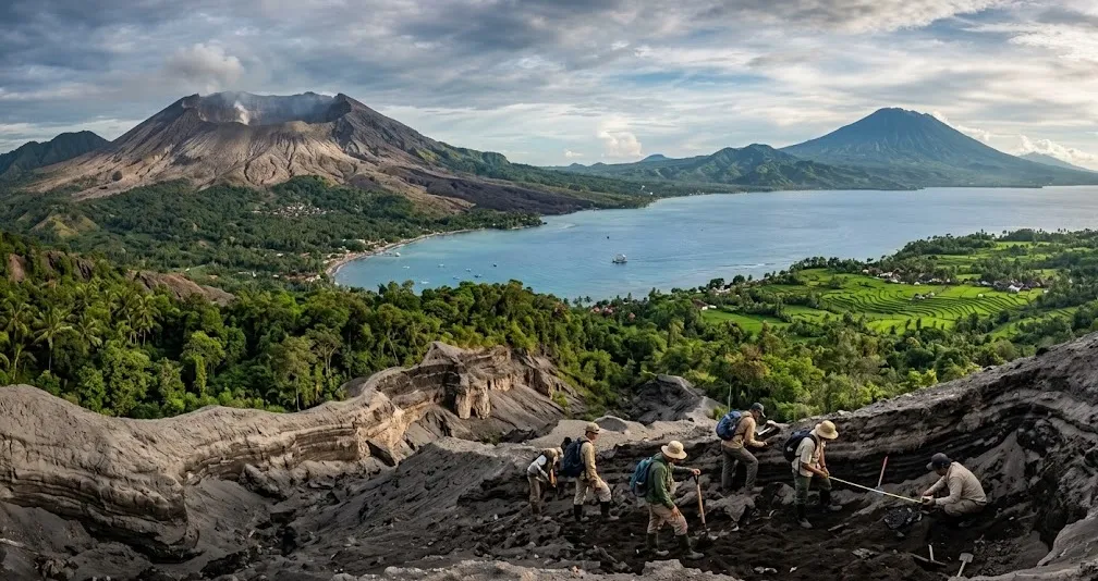 Dari Lombok ke Bali: Jejak Letusan Gunung Samalas yang Ubah Cara Kita Membaca Sejarah