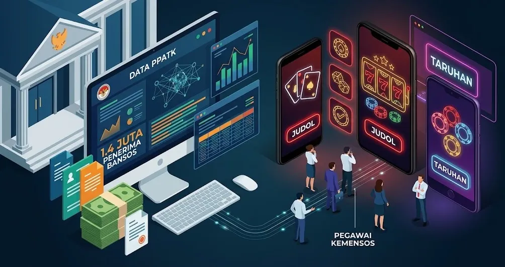 Data PPATK Ungkap 1,4 Juta Penerima Bansos dan 1.900 Pegawai Kemensos Terindikasi Judol