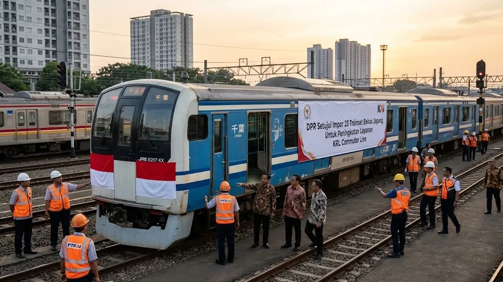 DPR Setujui Impor 23 Trainset Bekas Jepang
