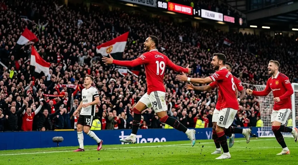 Gol Terakhir Matheus Cunha Selamatkan Manchester United dari Kekalahan di Laga Kontra Fulham