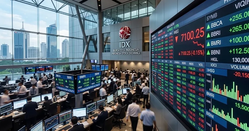IHSG Melemah Tipis, Empat Bank Besar Jadi Buruan Asing