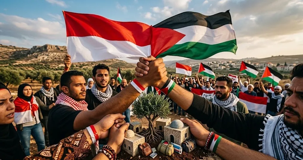 Indonesia Ikut Tanda Tangani Pernyataan Bersama Tolak Pemindahan Paksa Palestina