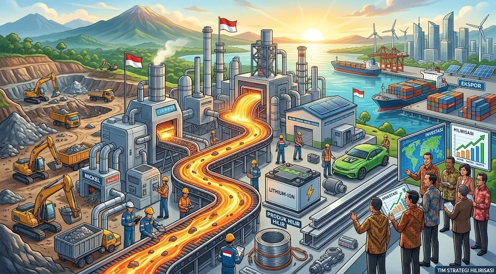 Pemerintah Paparkan Strategi Genjot Investasi Hilirisasi Nasional