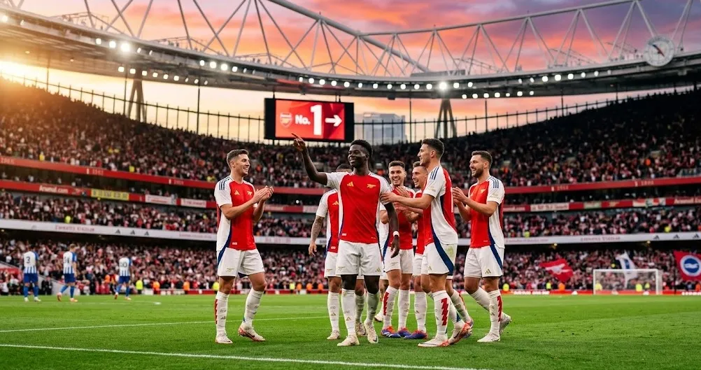 Puncaki Klasemen dengan 12 Poin, Arsenal Percaya Diri Hadapi Brighton