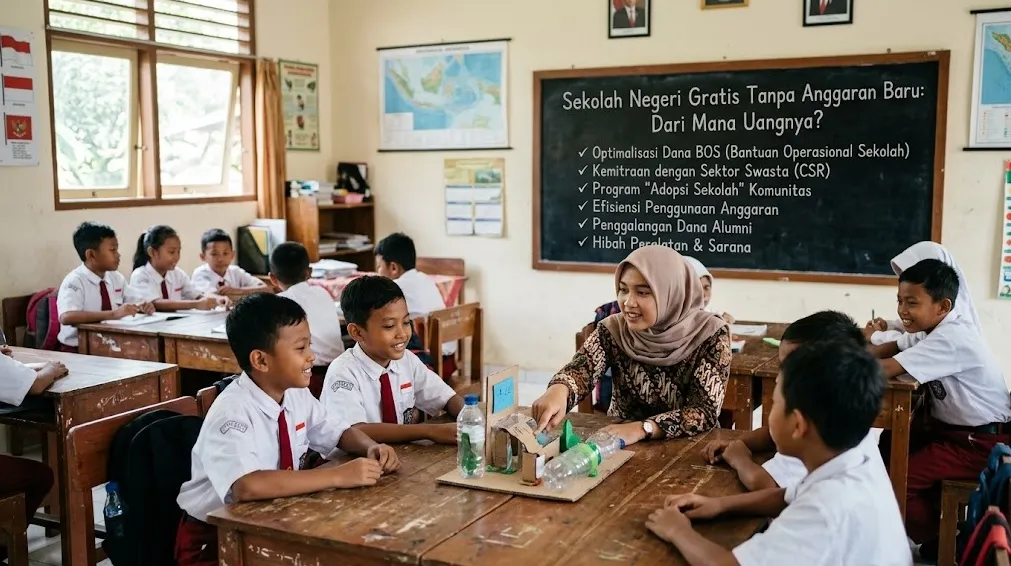Sekolah Negeri Gratis Tanpa Anggaran Baru: Dari Mana Uangnya?