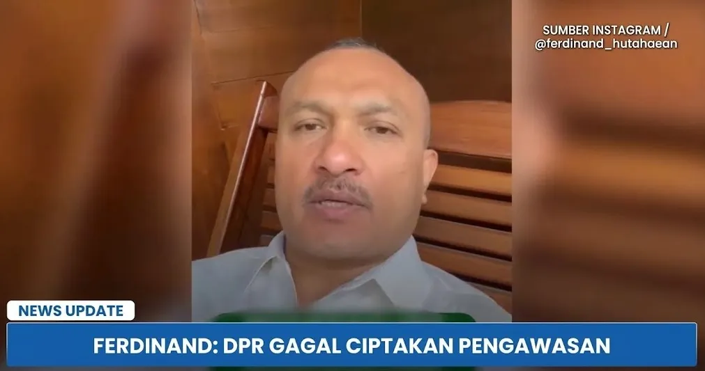 Ferdinand Hutahaean Desak Petugas Lapas Cibinong Dipidana: Bukan Cuma Demosi