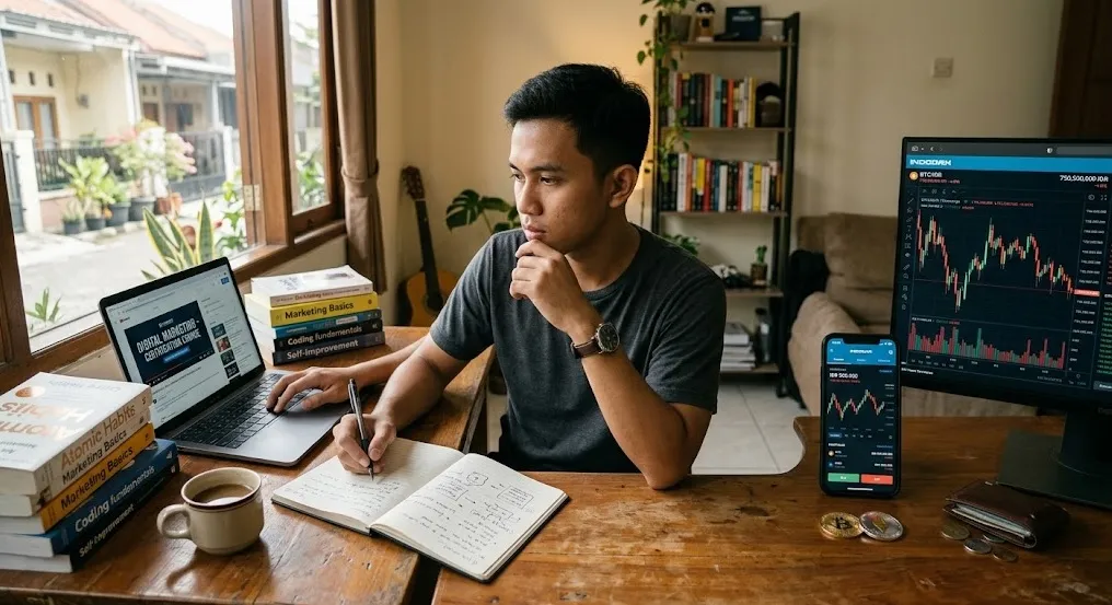 Investasi ke Diri Sendiri vs Kripto: Pilihan Terbaik buat yang Belum Punya Modal