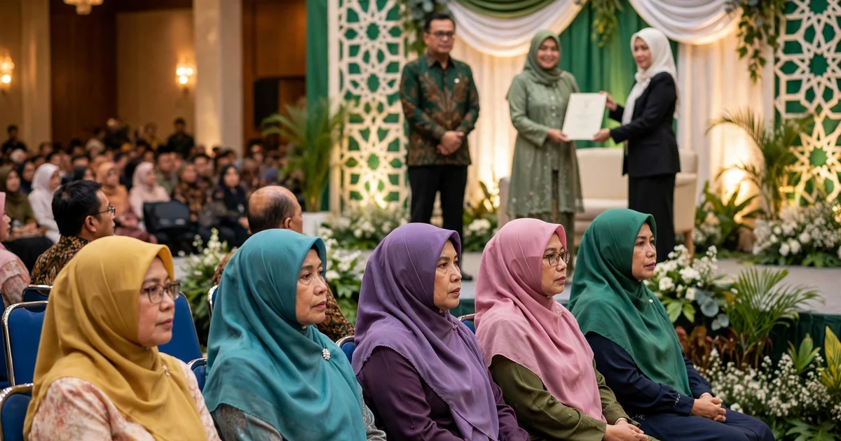 Ketua PC Muslimat NU Deliserdang Lantik 9 Pengurus Ranting se-Pantai Labu