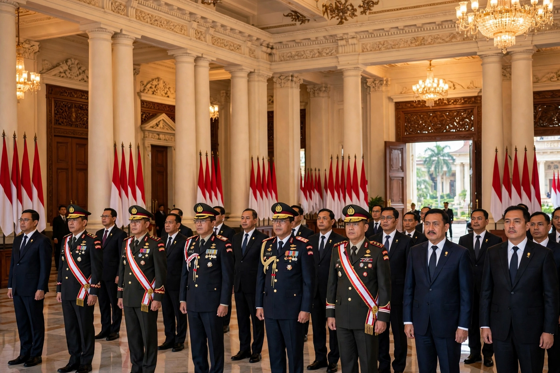 Prabowo Lantik 9 Pejabat, Maruli Simanjuntak Jadi Wakil Panglima TNI