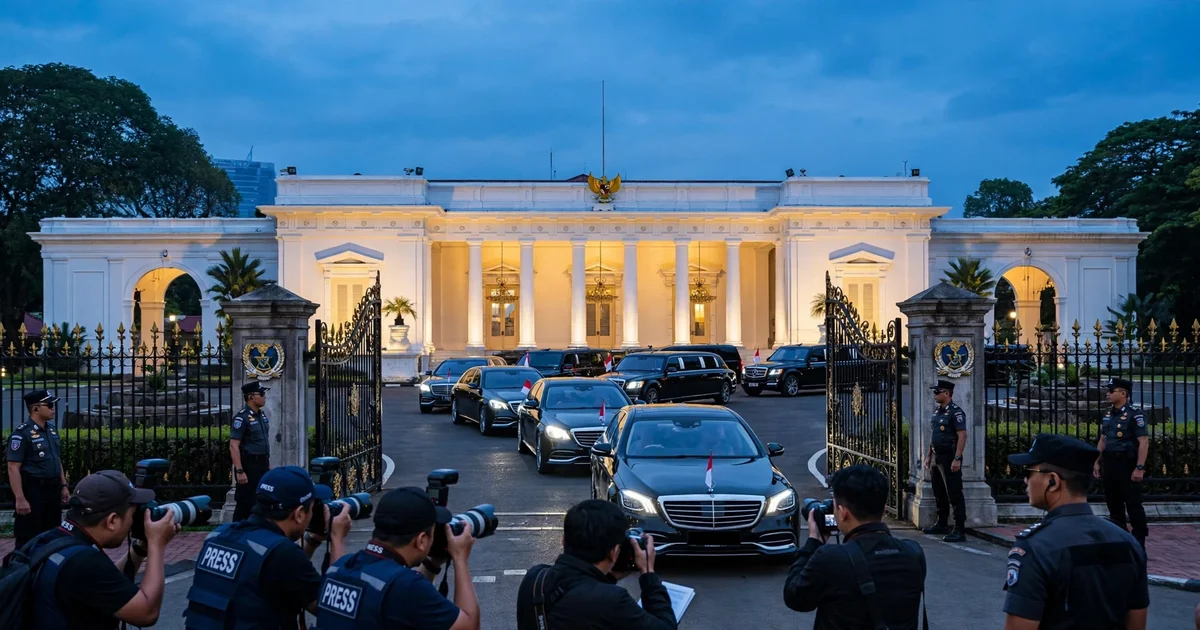 Prabowo Kumpulkan Menteri, Wamen, hingga Kepala Lembaga di Istana Bogor Jumat Malam