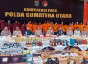 Sumut Paling Rawan Narkoba: 3.051 Tersangka Ditangkap, 665 Kg Sabu Disita Sepanjang 2025
