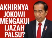 Akhirnya Jokowi Mengakui Ijazah Palsu? Tekanan Hukum Meningkat, Bukti-bukti Bermunculan