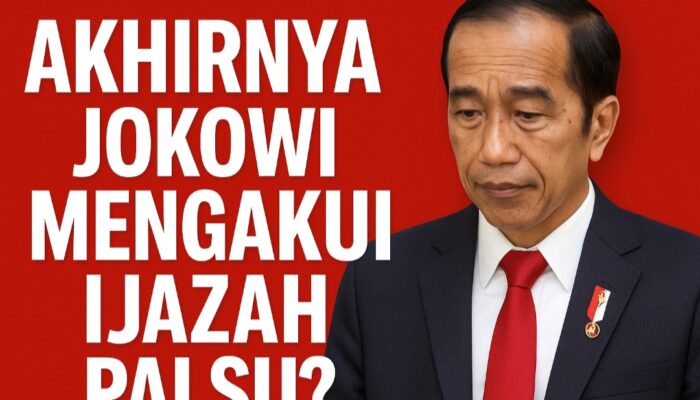Akhirnya Jokowi Mengakui Ijazah Palsu? Tekanan Hukum Meningkat, Bukti-bukti Bermunculan