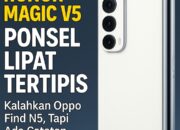Honor Magic V5: Ponsel Lipat Tertipis di Dunia Kalahkan Oppo Find N5, Tapi Ada Catatan Penting