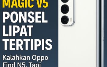 Honor Magic V5: Ponsel Lipat Tertipis di Dunia Kalahkan Oppo Find N5, Tapi Ada Catatan Penting