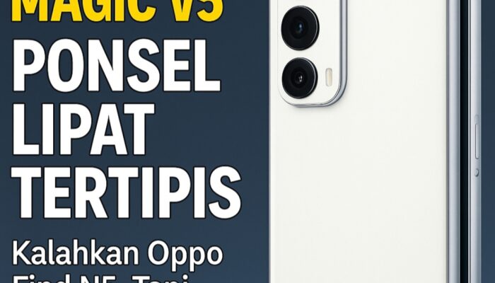 Honor Magic V5: Ponsel Lipat Tertipis di Dunia Kalahkan Oppo Find N5, Tapi Ada Catatan Penting
