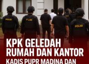 KPK Geledah Rumah dan Kantor Kadis PUPR Madina dan Direktur PT DNG Terkait Kasus Korupsi Proyek Jalan