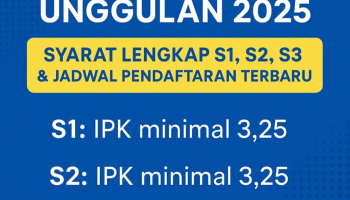 Minimal IPK Beasiswa Unggulan 2025: Syarat Lengkap S1, S2, S3 dan Jadwal Pendaftaran Terbaru
