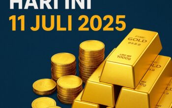 Harga Emas Hari Ini 11 Juli 2025: Antam, UBS, dan Galeri24 Naik, Ini Daftar Lengkapnya