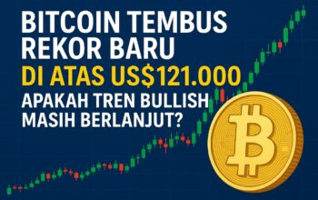 Bitcoin Tembus Rekor Baru di Atas US$121.000
