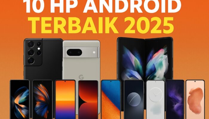 10 HP Android Terbaik 2025: Kamera Canggih, Desain Lipat, dan Update 7 Tahun