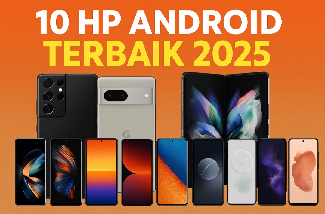 10 HP Android Terbaik 2025: Kamera Canggih, Desain Lipat, dan Update 7 Tahun
