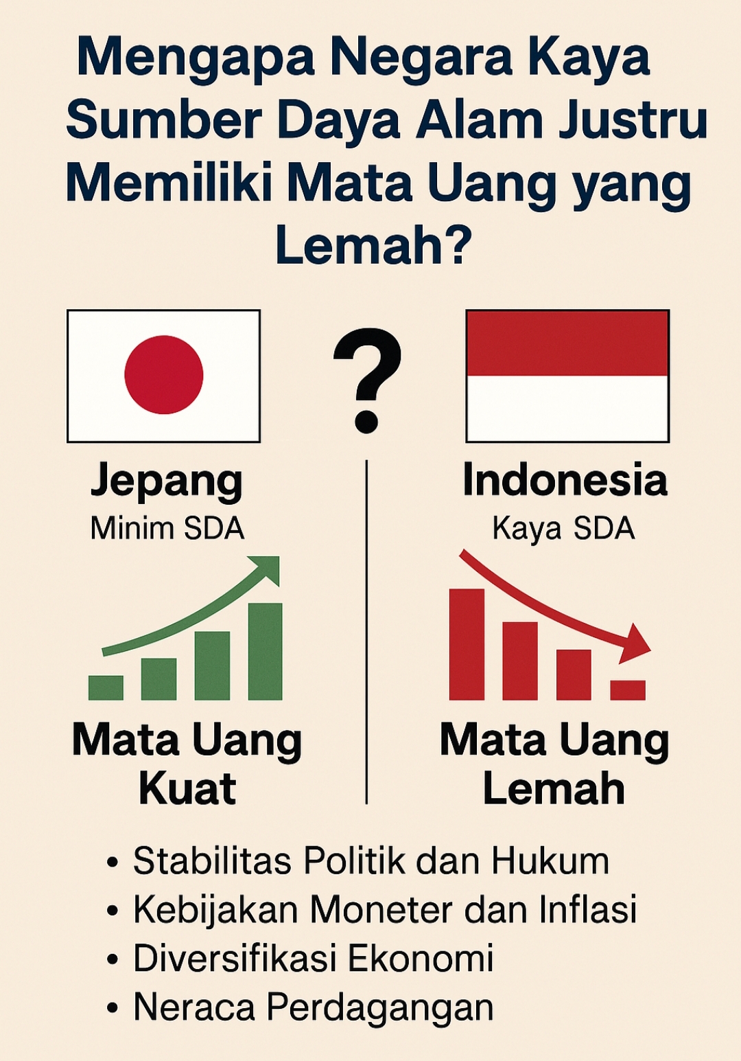 Mengapa Negara Kaya SDA Punya Mata Uang Lemah? Ini Penjelasannya