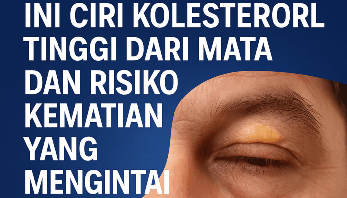Waspada! Ini Ciri Kolesterol Tinggi dari Mata dan Risiko Kematian yang Mengintai