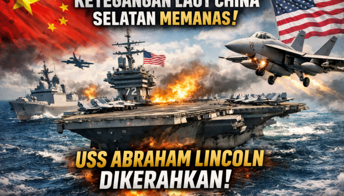 Ketegangan Laut China Selatan Memanas, AS Kerahkan Kapal Induk Nuklir USS Abraham Lincoln