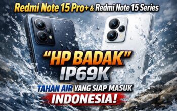 Redmi Note 15 Pro+ & Redmi Note 15 Series: “HP Badak” IP69K Tahan Air yang Siap Masuk Indonesia Qaplo