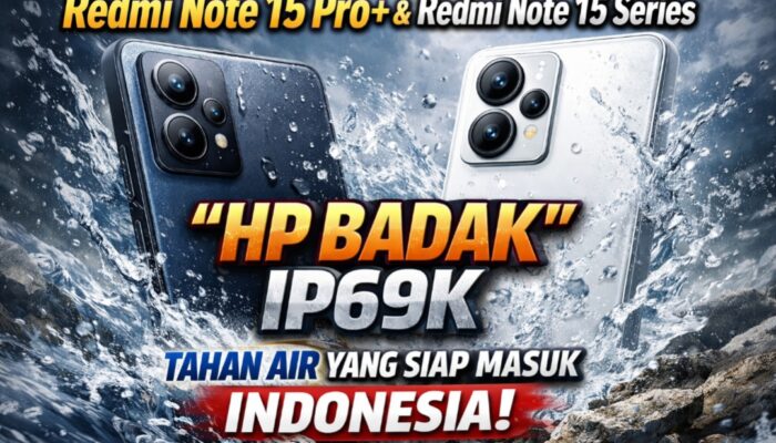 Redmi Note 15 Pro+ & Redmi Note 15 Series: “HP Badak” IP69K Tahan Air yang Siap Masuk Indonesia