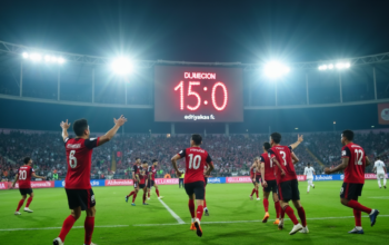 Adhyaksa FC vs Sriwijaya FC: Kemenangan Mencengangkan 15-0 Qaplo