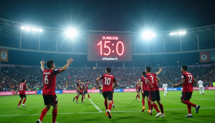 Adhyaksa FC vs Sriwijaya FC: Kemenangan Mencengangkan 15-0