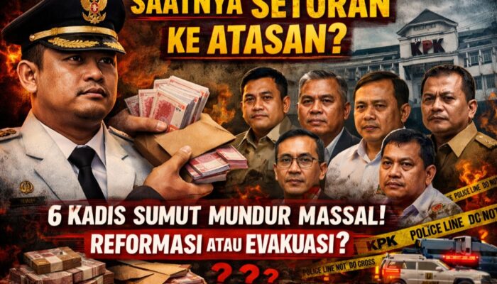 Eksodus 6 Kadis Sumut: Publik Mencium Dugaan ‘Setoran ke Atasan’, Reformasi atau Sistem Lama yang Berganti Wajah?